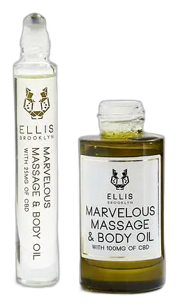 Ellis Brooklyn Marvelous CBD Massage & Body Oil