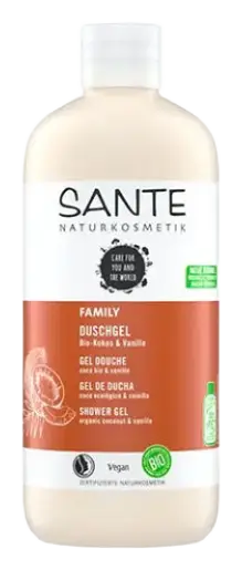 SANTE Naturkosmetik Family Organic Coco & Vanilla Shower Gel