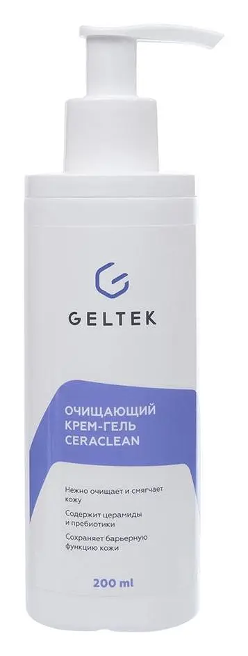 Geltek Очищающий крем-гель Ceraclean