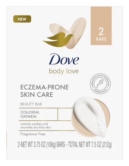 Dove Body Love Eczema-Prone Skin Care Beauty Bar