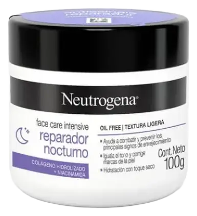 Neutrogena Face Care Intensive Reparador Nocturno Mexico