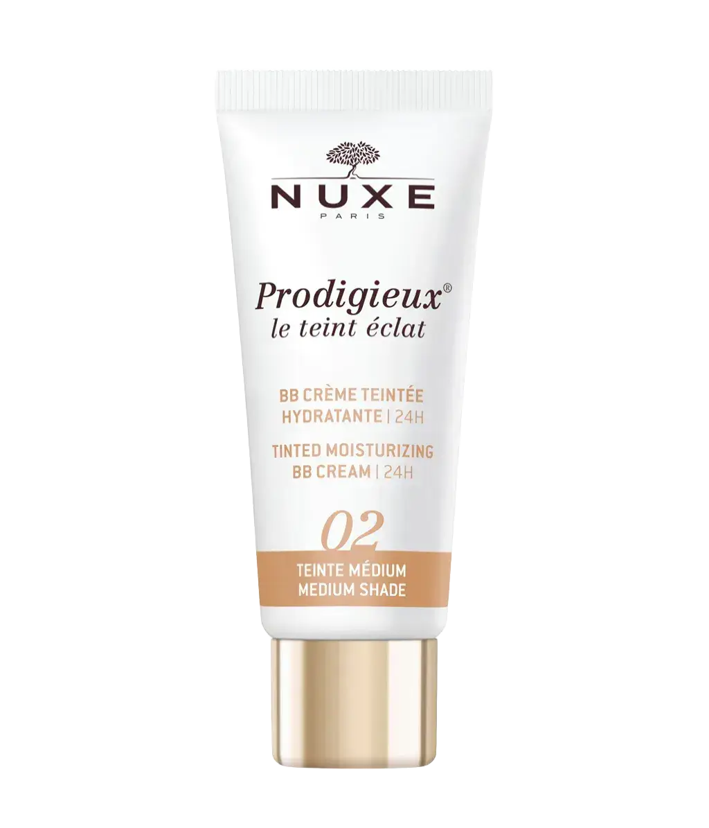 Nuxe Prodigieux Le Teint Éclat 24H Tinted Moisturizing BB Cream 02 Medium Shade