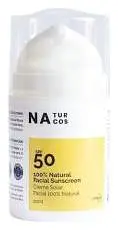 Naturcos 100% Natural Facial Sun Cream SPF 50