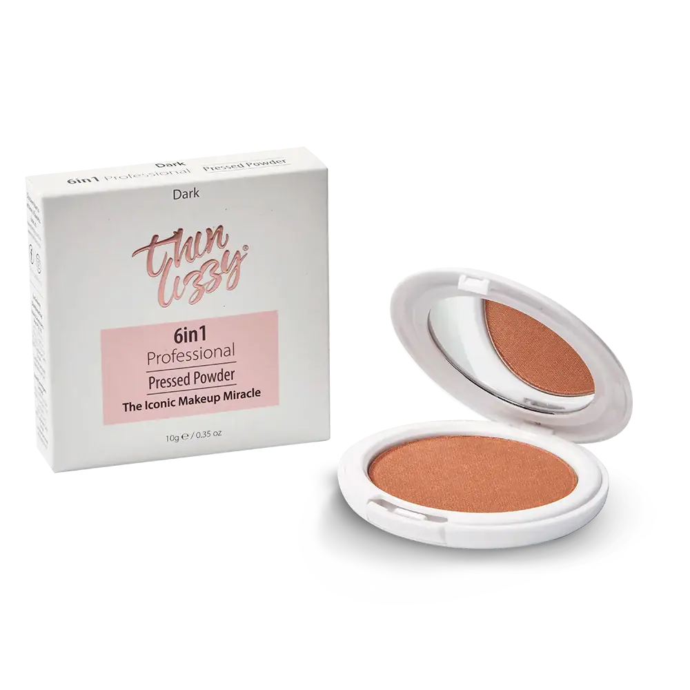 Thin Lizzy 6 In 1 Professional Pressed Powder Dark