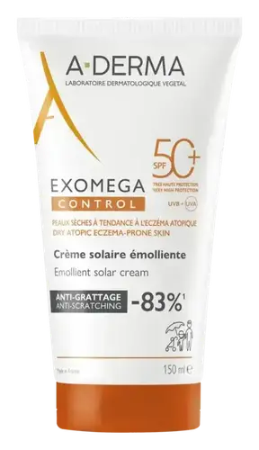 A-derma Exomega Control Emollient Solar Cream SPF 50+