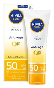 Nivea UV Face Q10 Anti-Age Sun Cream SPF 50 UK