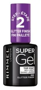 Rimmel London Super Gel Top Coat Glitter Finish