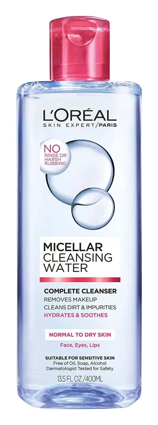 L'Oreal Micellar Cleansing Water Complete Cleanser - Normal To Dry Skin