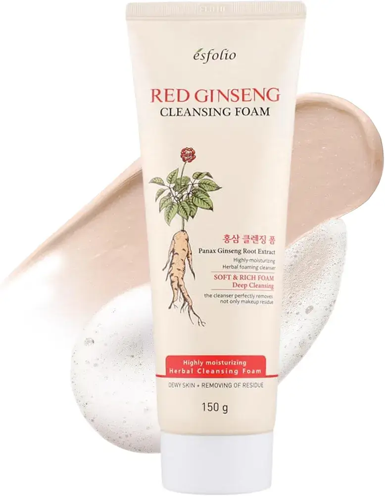 Esfolio Red Ginseng Cleansing Foam
