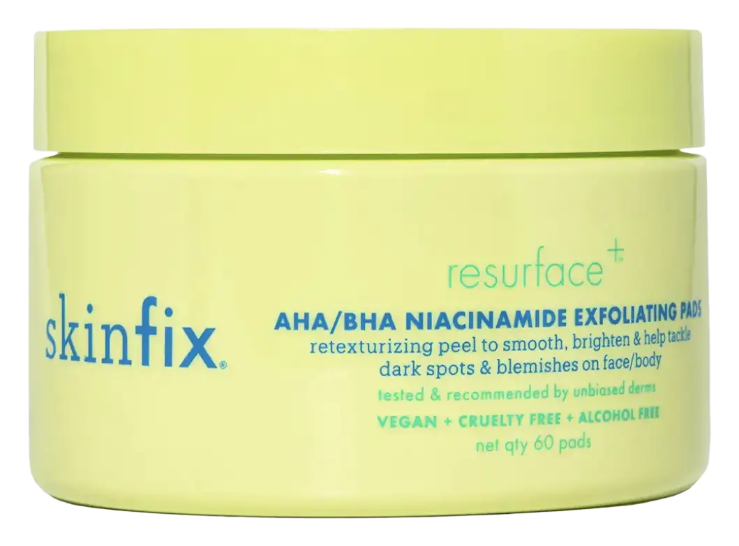 Skinfix Resurface+ AHA/BHA Niacinamide Exfoliating Pads