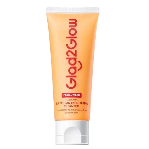Glad2Glow Yuzu AHA Blackhead Exfoliating Cleanser