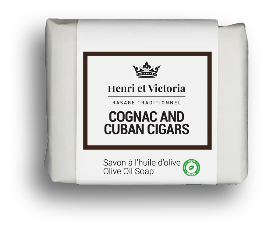 Henri Et Victoria Bar Soap Cognac and Cuban Cigars