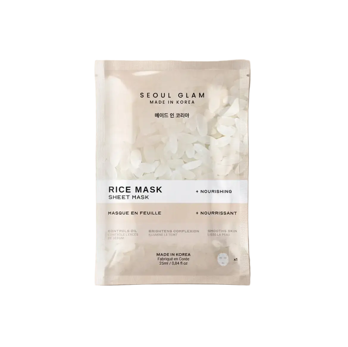 Seoul Glam Rice Mask Sheet Mask