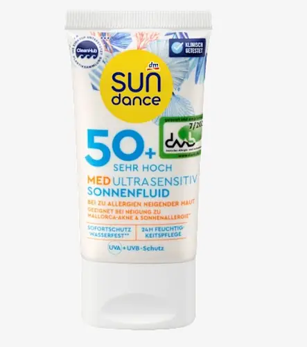 Sundance Sonnenfluid MED ultra sensitiv LSF 50+