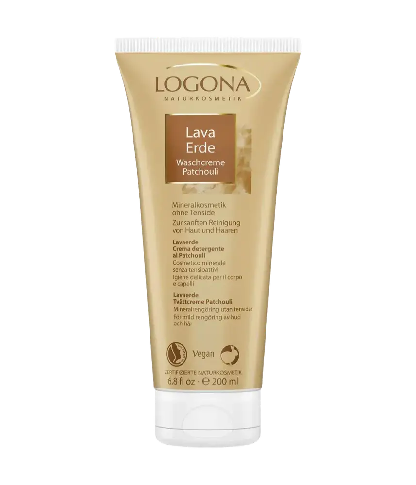 Logona Lava Erde Waschcreme Patchouli