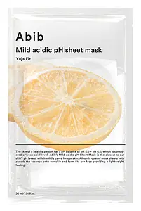 Abib Mild Acidic pH Sheet Mask Yuja Fit
