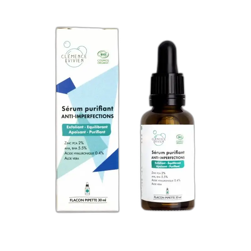 Clemence & Vivien Sérum Purifiant Anti-Imperfections