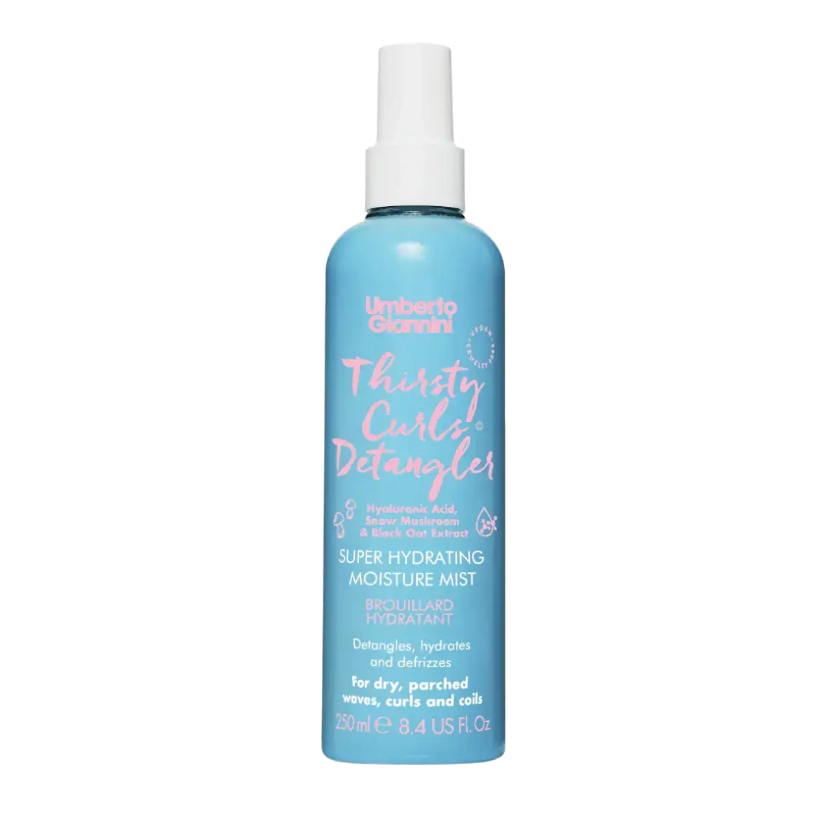 Umberto Giannini Thirsty Curls Detangler Super Hydrating Moisture Mist