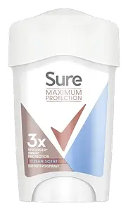 Sure Maximum Protection 96hr Clean Scent Antiperspirant Deodorant Stick Clean Scent