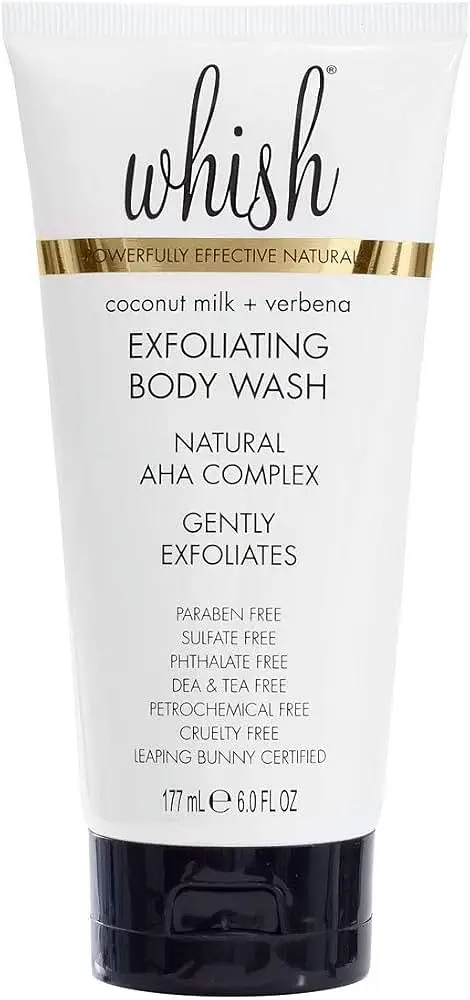 Whish Coconut Milk + Verbena Exfoliating Body Wash