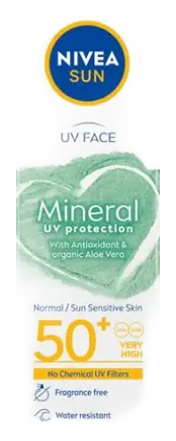 Nivea Sun Mineral Face Cream SPF50+