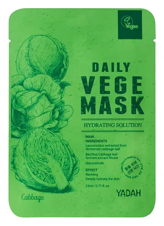 Yadah Cosmetics Daily Vege Mask Cabbage