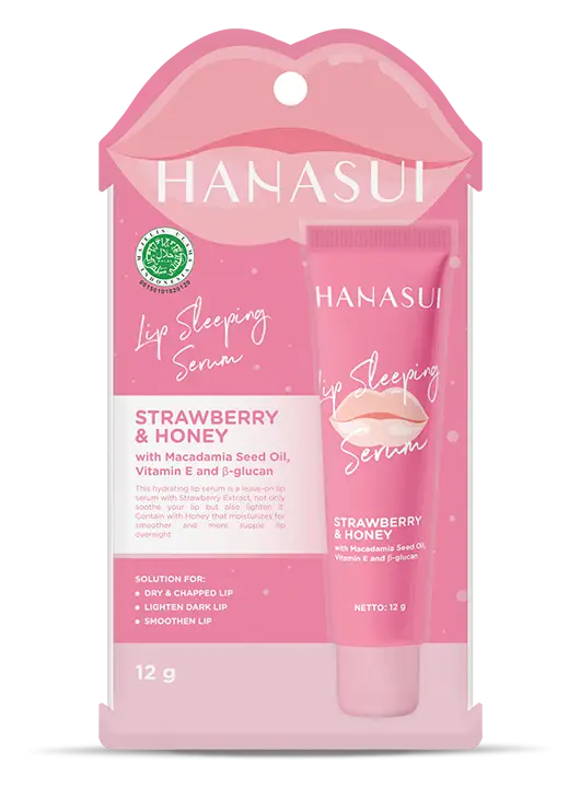 Hanasui Lip Sleeping Serum - Strawberry & Honey