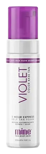 Minetan Violet 1 Hour Express Self Tan Foam