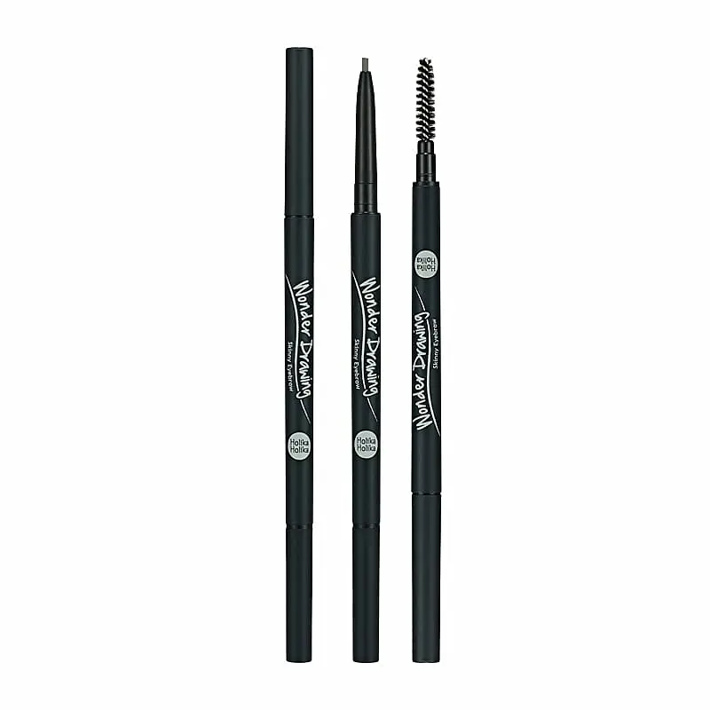 Holika Holika Wonder Drawing Skinny Eyebrow #01 Ash Black