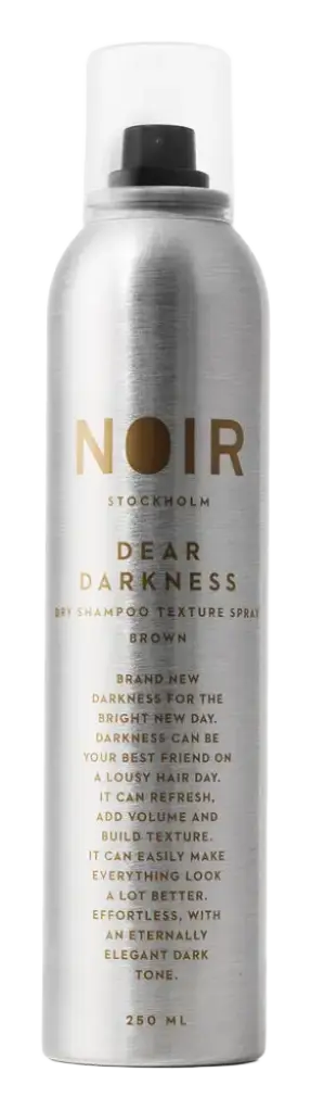 Noir Stockholm Dear Darkness Dry Shampoo Texture Spray Brown
