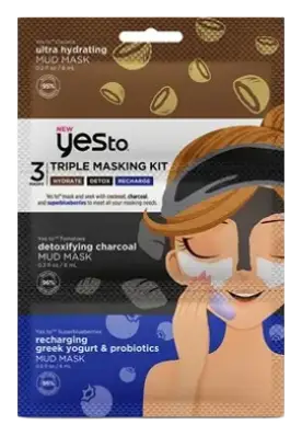 Que Bella Hydrate Detox And Recharge Triple Masking Kit