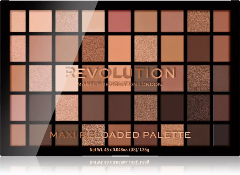 Revolution Beauty Maxi Reloaded Eyeshadow Palette Nudes