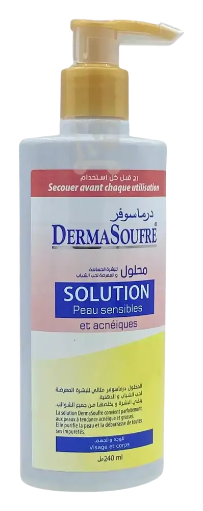 DermaSoufre Solution Peau Sensibles Et Acnéiques