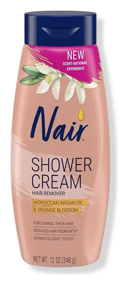 Nair Shower Cream Hair Remover Moroccan Argan Oil & Orange Blossom