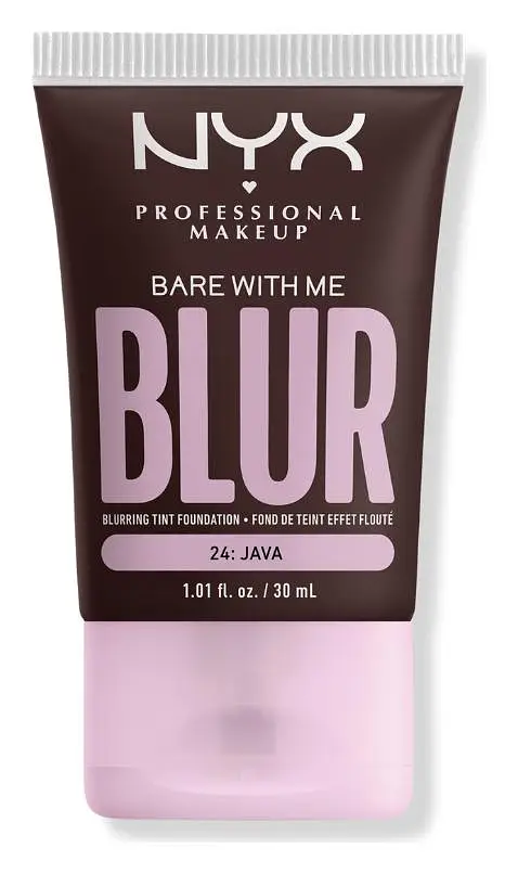 NYX Cosmetics Bare With Me Blur Skin Tint Foundation Java