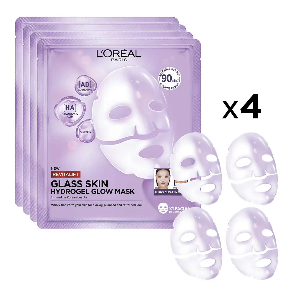 L'Oreal Revitalift Glass Skin Hydrogel Glow Mask