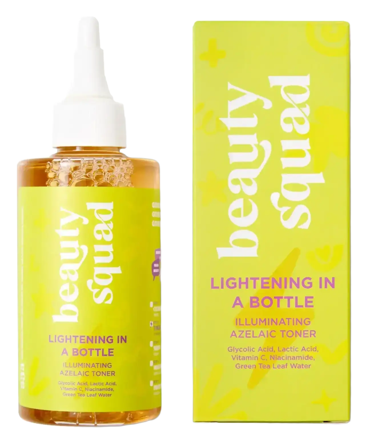 Beauty Squad Lightening In A Bottle Illuminating Azelaic Toner