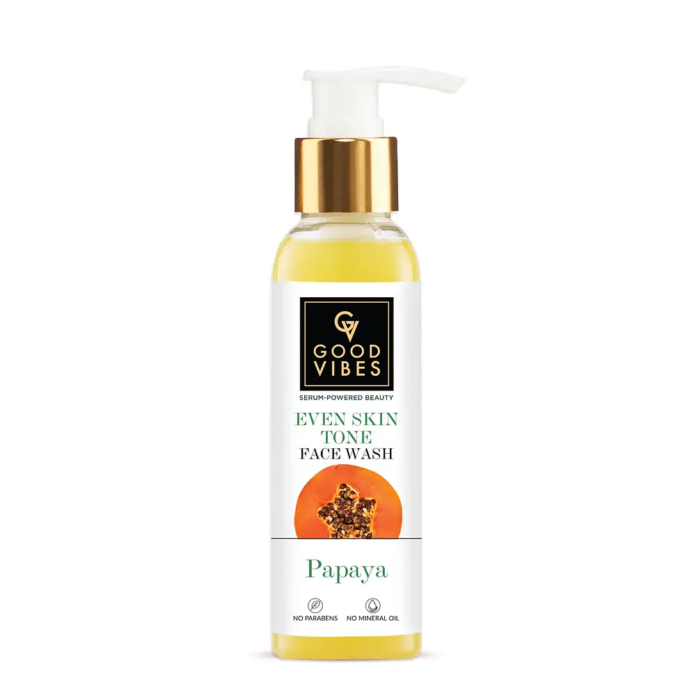Good Vibes Papaya Even Skin Tone Face Wash