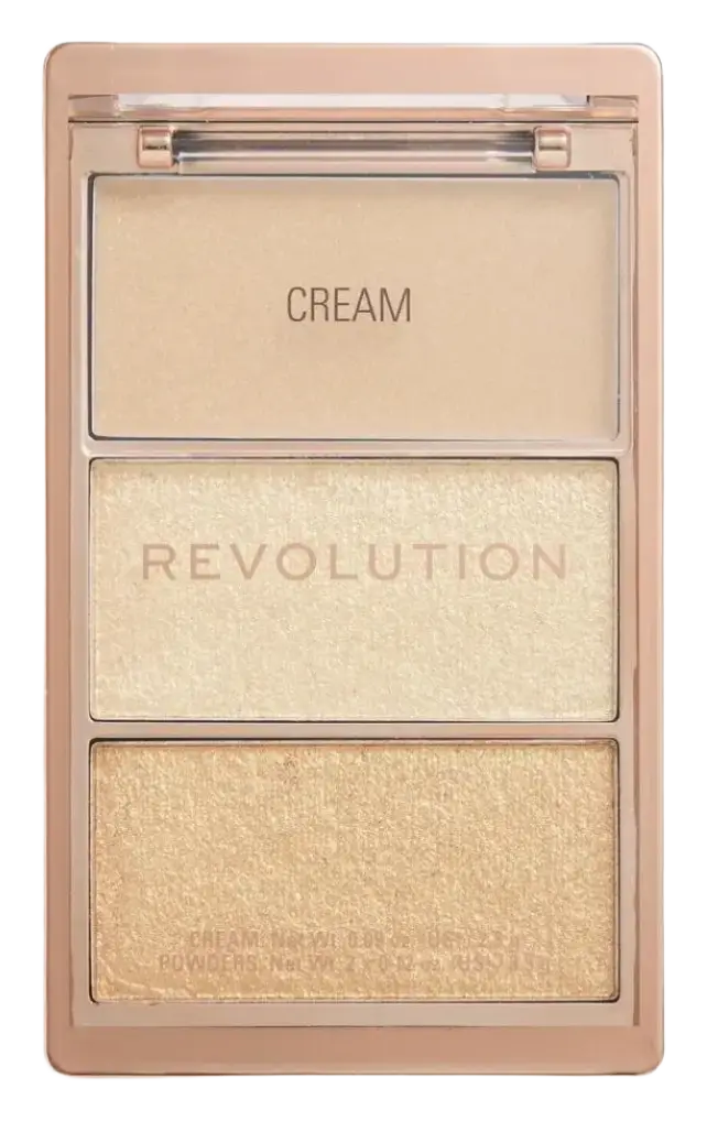 Revolution Beauty Highlight Icon Palette Rosy Gold Glow