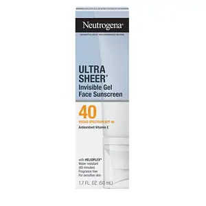 Neutrogena Ultra Sheer Invisible Gel Face Sunscreen SPF 40