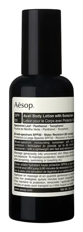 Aesop Avail Body Lotion With Sunscreen SPF 50