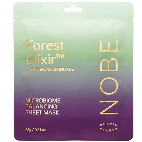 Nobe Microbiome Skincare Forest Elixir® Microbiome Balancing Sheet Mask