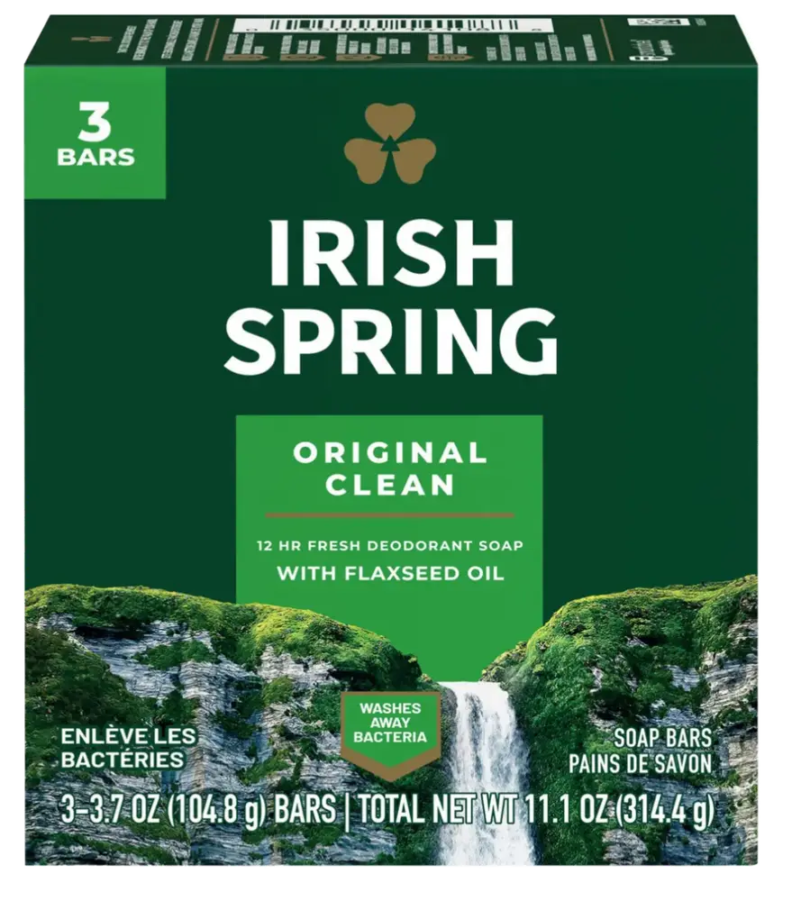 Irish Spring Original Deodorant Bar Soap