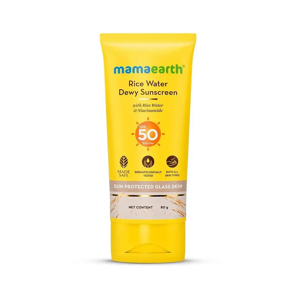 Mamaearth Rice Water Dewy Sunscreen SPF 50 PA++++