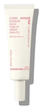 innisfree Cherry Blossom Glow Tone-Up Cream (Skin-Fit) SPF 50+
