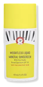 First Aid Beauty Weightless Liquid Mineral Sunscreen With Zinc Oxide SPF 30