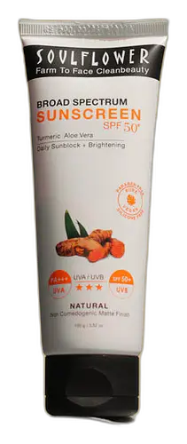 Soulflower Broad Spectrum Sunscreen SPF 50+