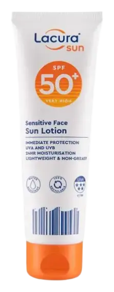Lacura SPF 50+ Sensitive Face Sun Lotion