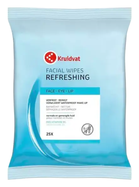 Kruidvat Facial Wipes Refreshing