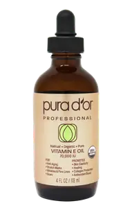 Pura D'or 70,000 IU Certified Organic Vitamin E Oil